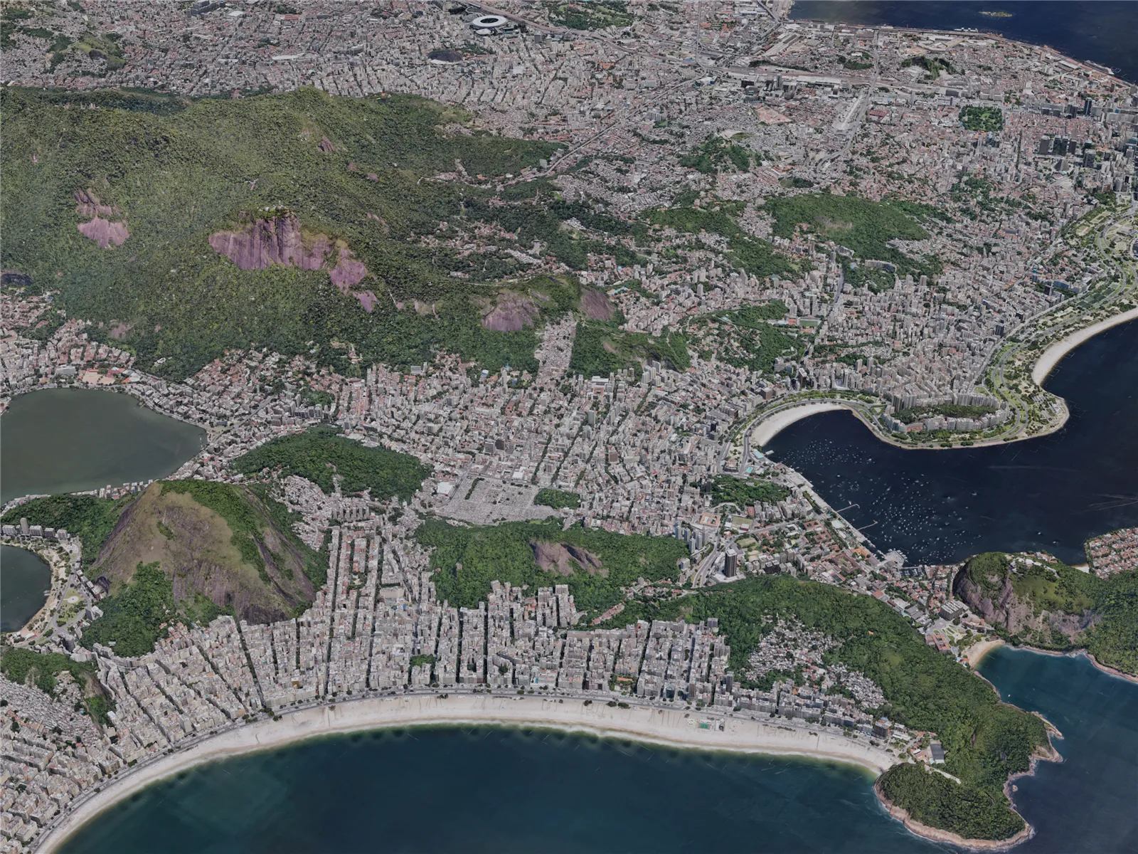 Rio de Janeiro City, Brazil (2019) 3D Model main preview
