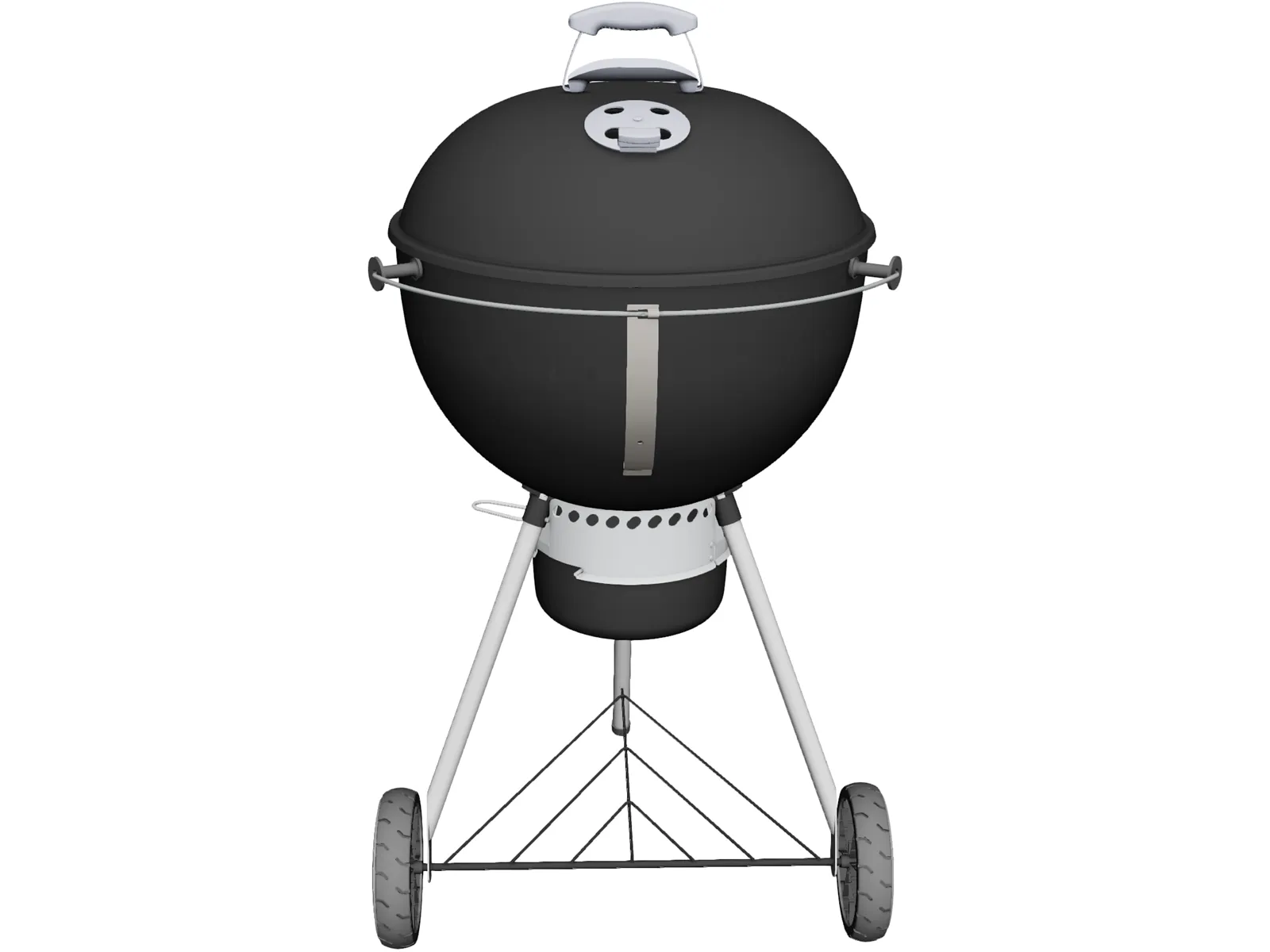 Grill 3D Model main preview