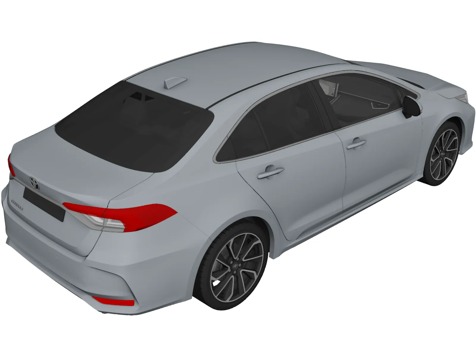 Toyota Corolla (2019) 3D Model main preview