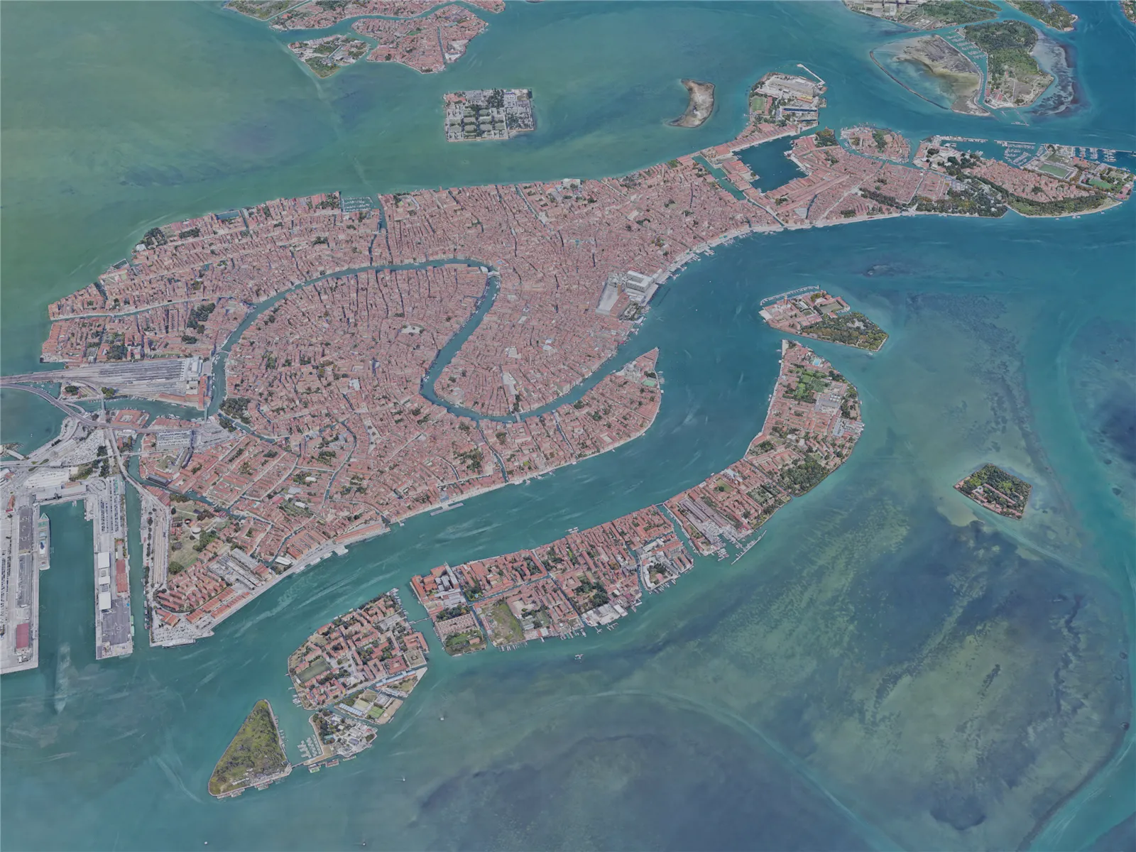 Venice City, Italy (2019) 3D Model main preview