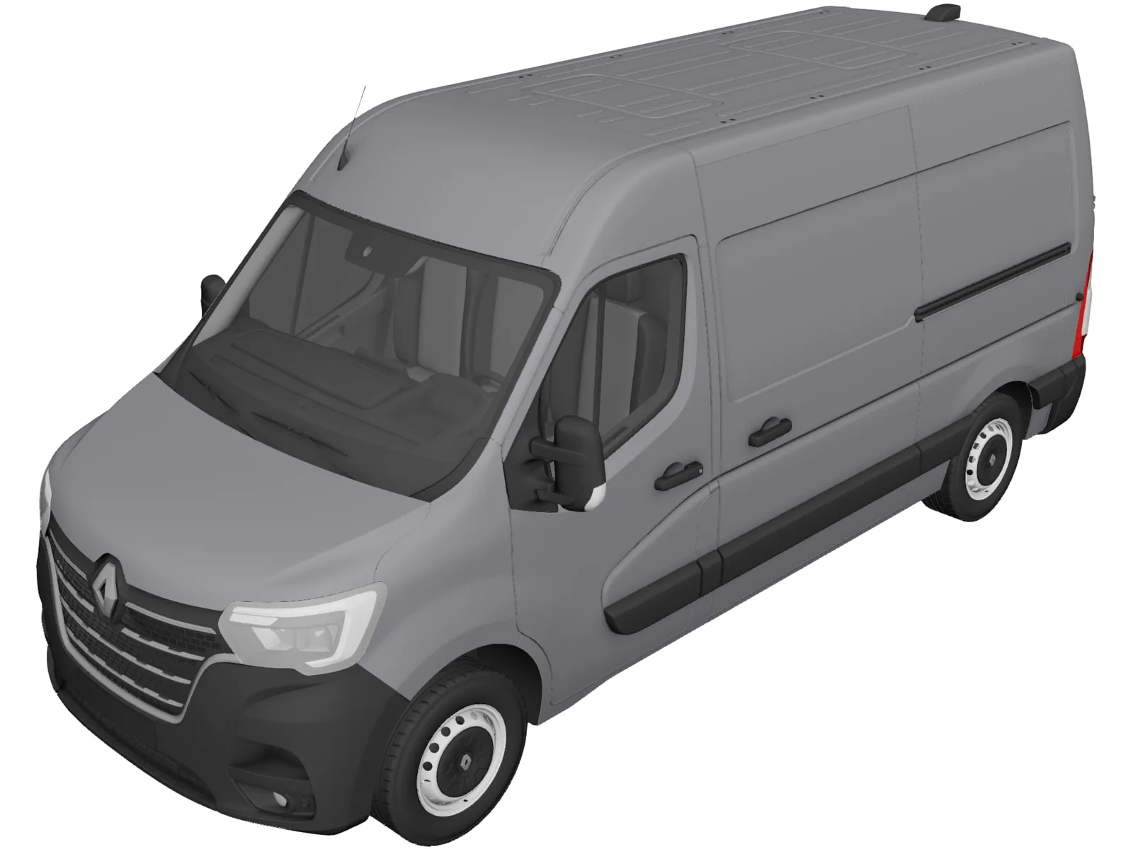 Renault Master (2020) 3D Model main preview