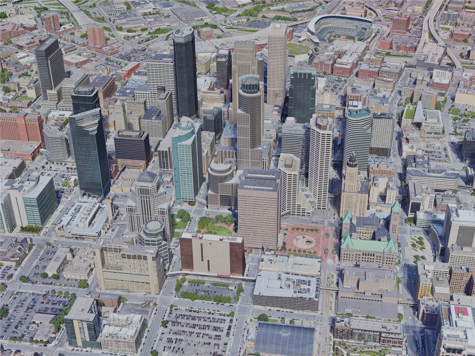 Minneapolis City, MN, USA (2019) 3D Model main preview