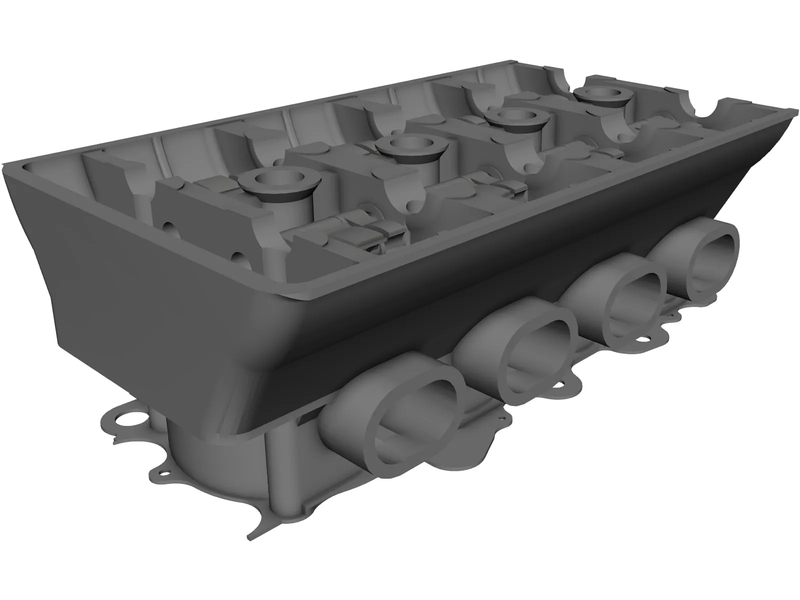 Honda B16 Vtec Engine Head 3D Model main preview
