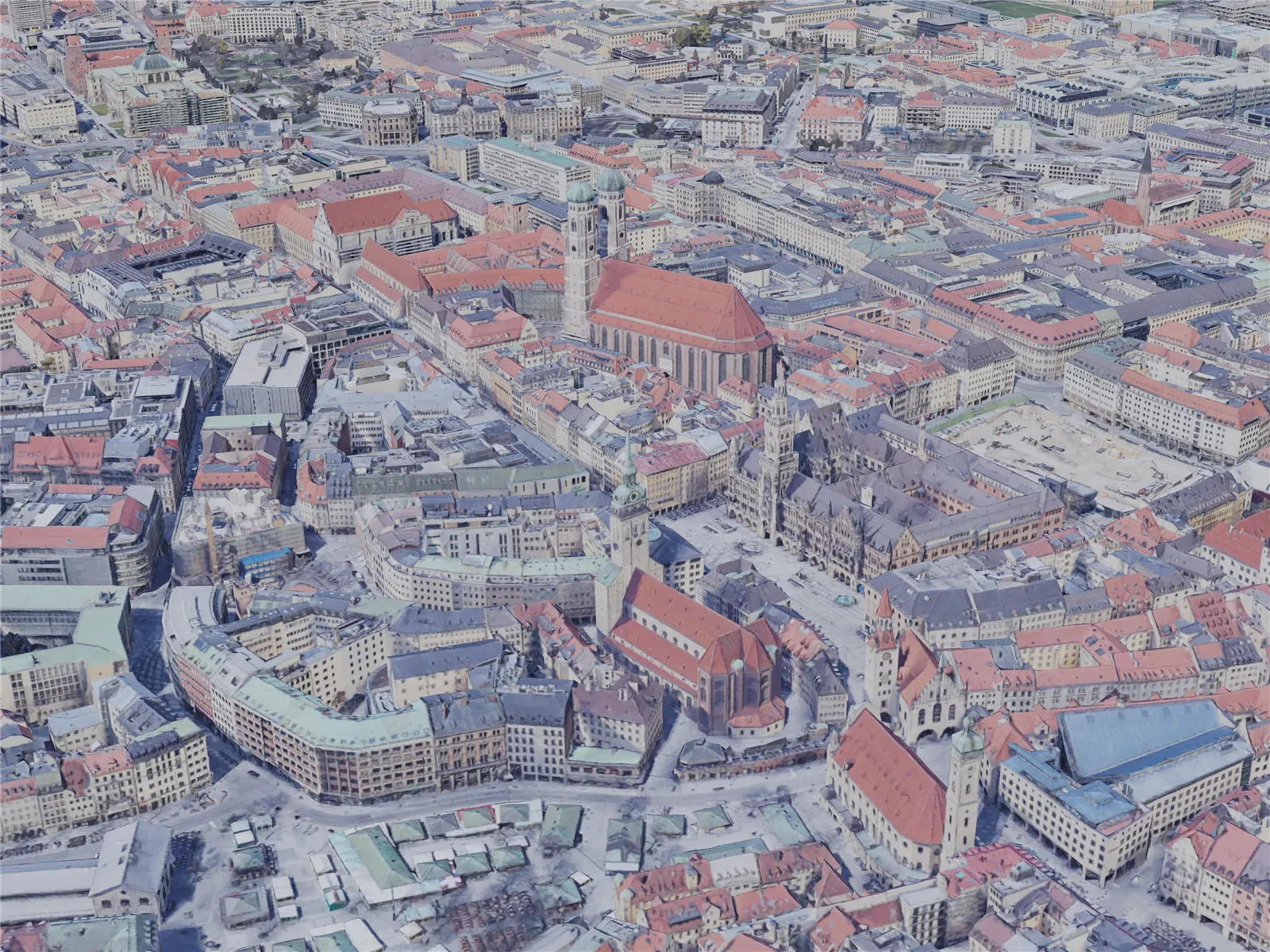 Munich City, Germany (2019) 3D Model main preview