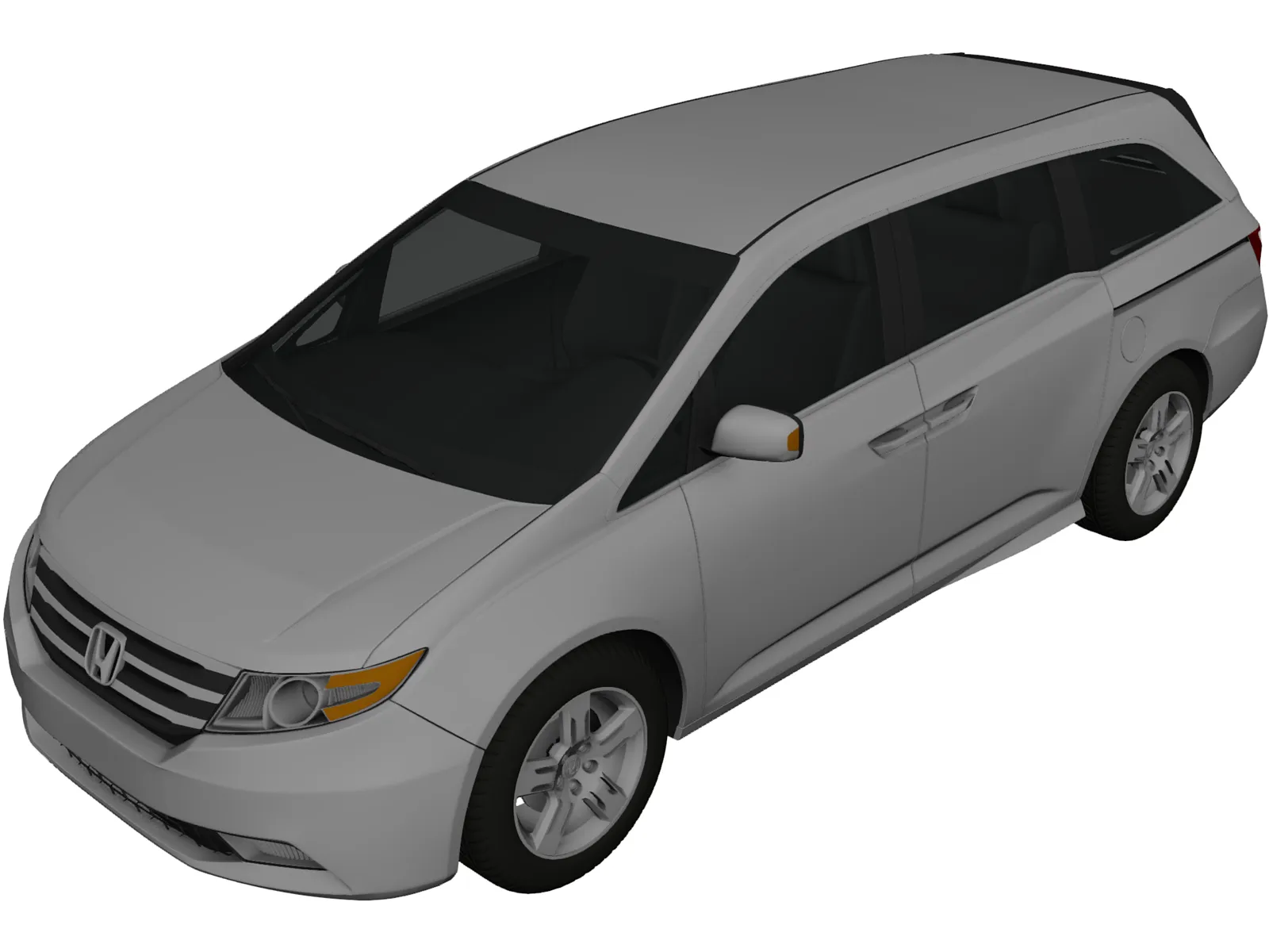 Honda Odyssey (2011) 3D Model main preview