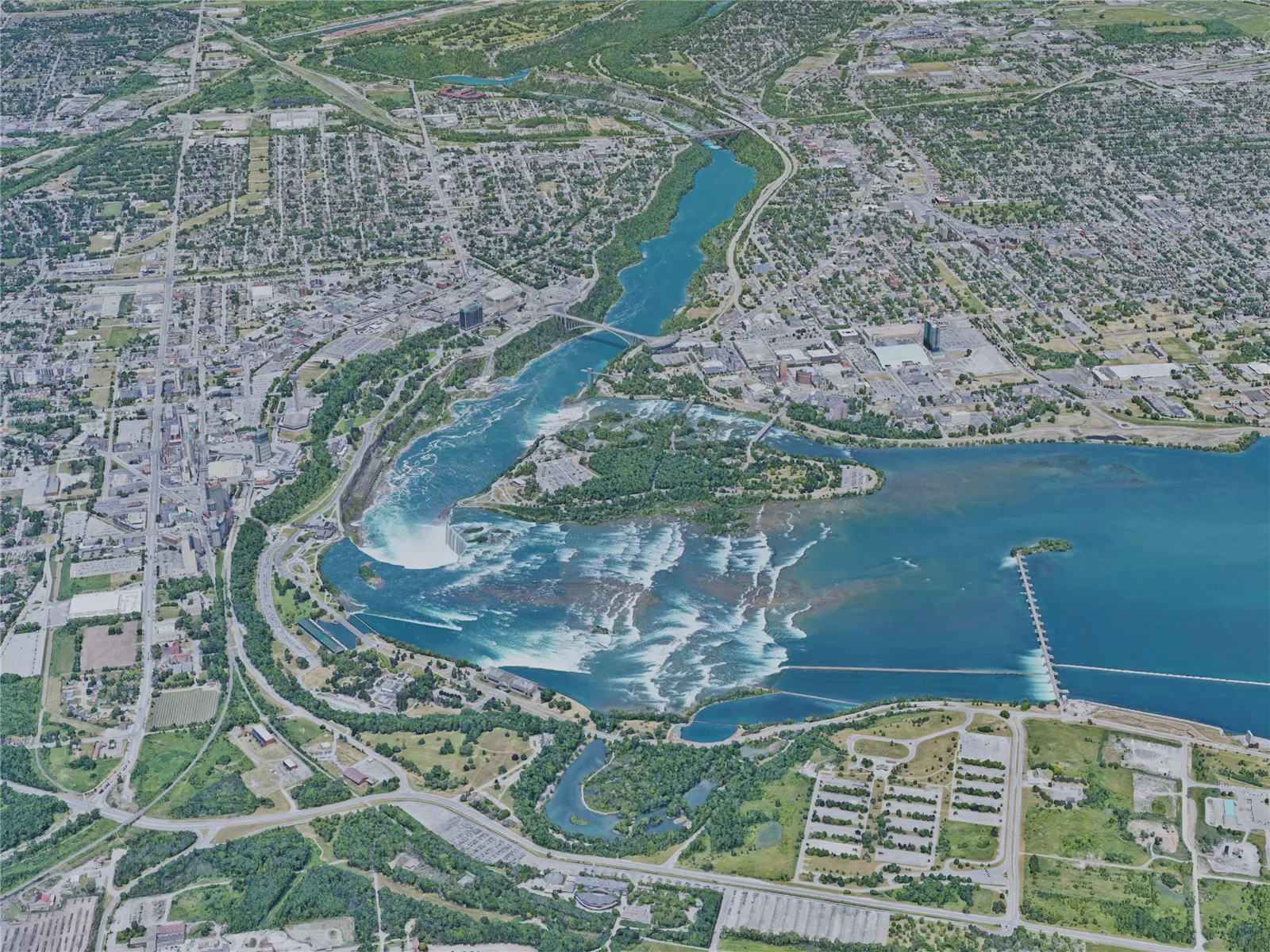 Niagara Falls City (2019) 3D Model main preview