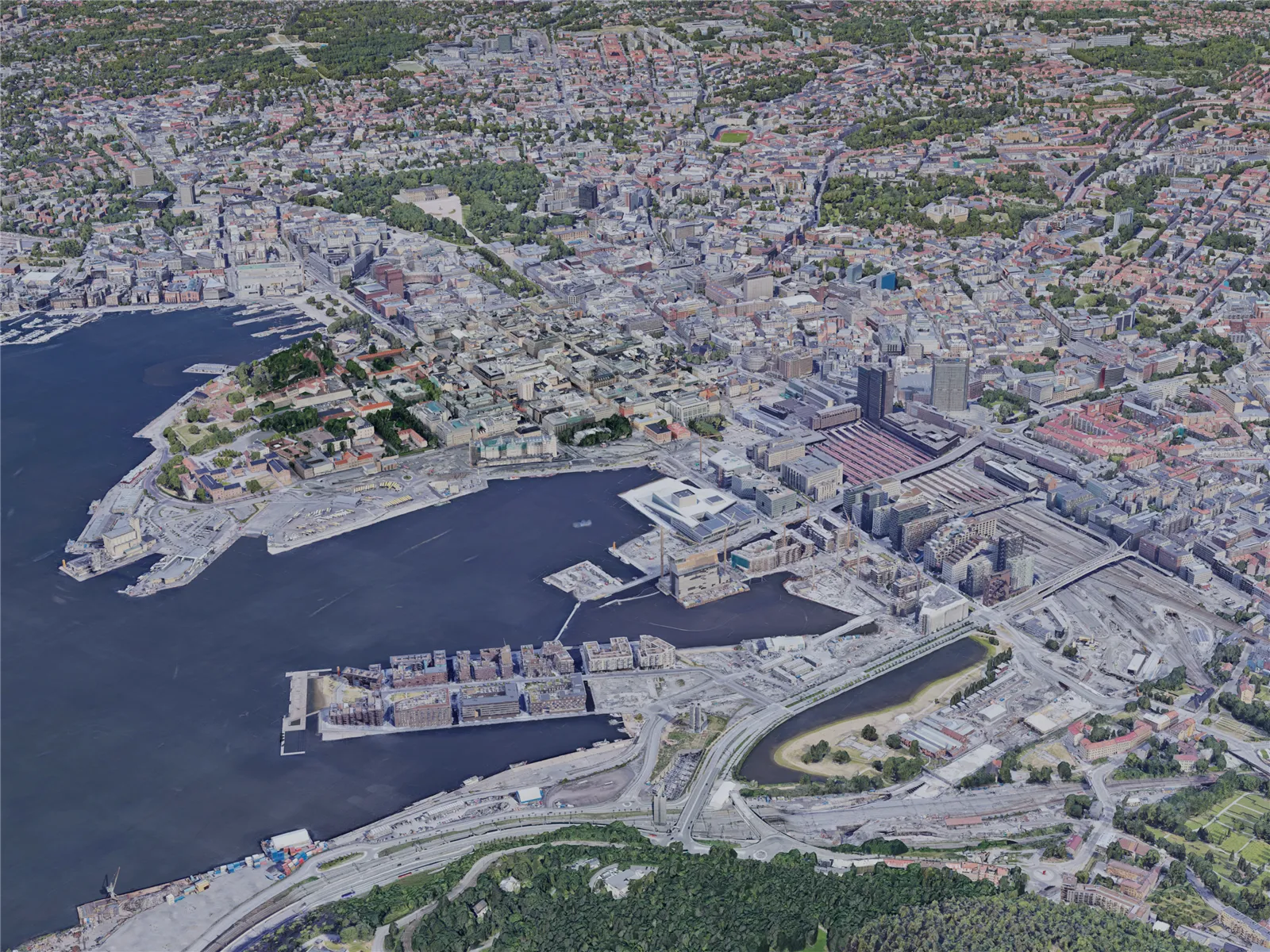 Oslo City, Norway (2019) 3D Model main preview