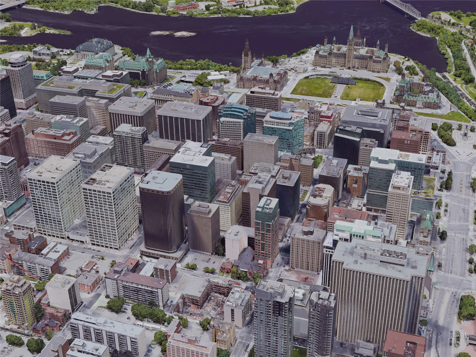 Ottawa City, ON, Canada (2019) 3D Model main preview
