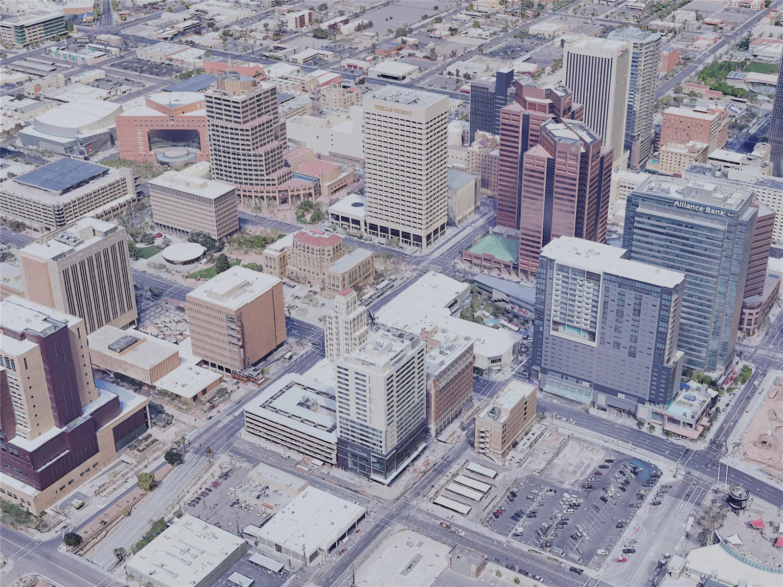 Phoenix City, AZ, USA (2019) 3D Model main preview