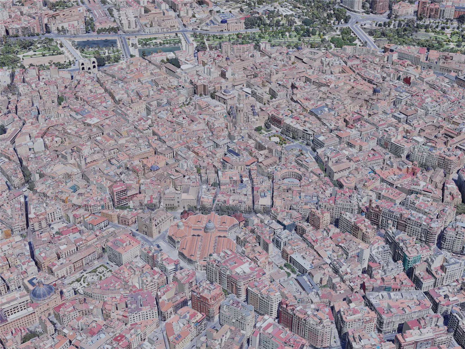 Valencia City, Spain (2019) 3D Model main preview