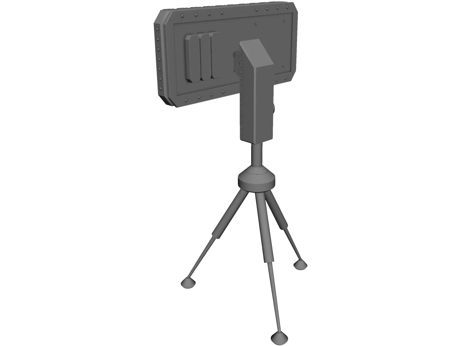 Ground Radar 3D Model main preview