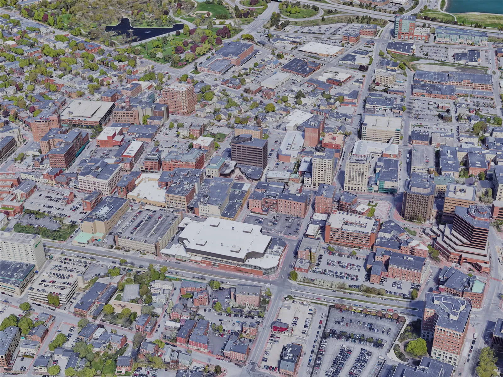 Portland City, ME, USA (2019) 3D Model main preview