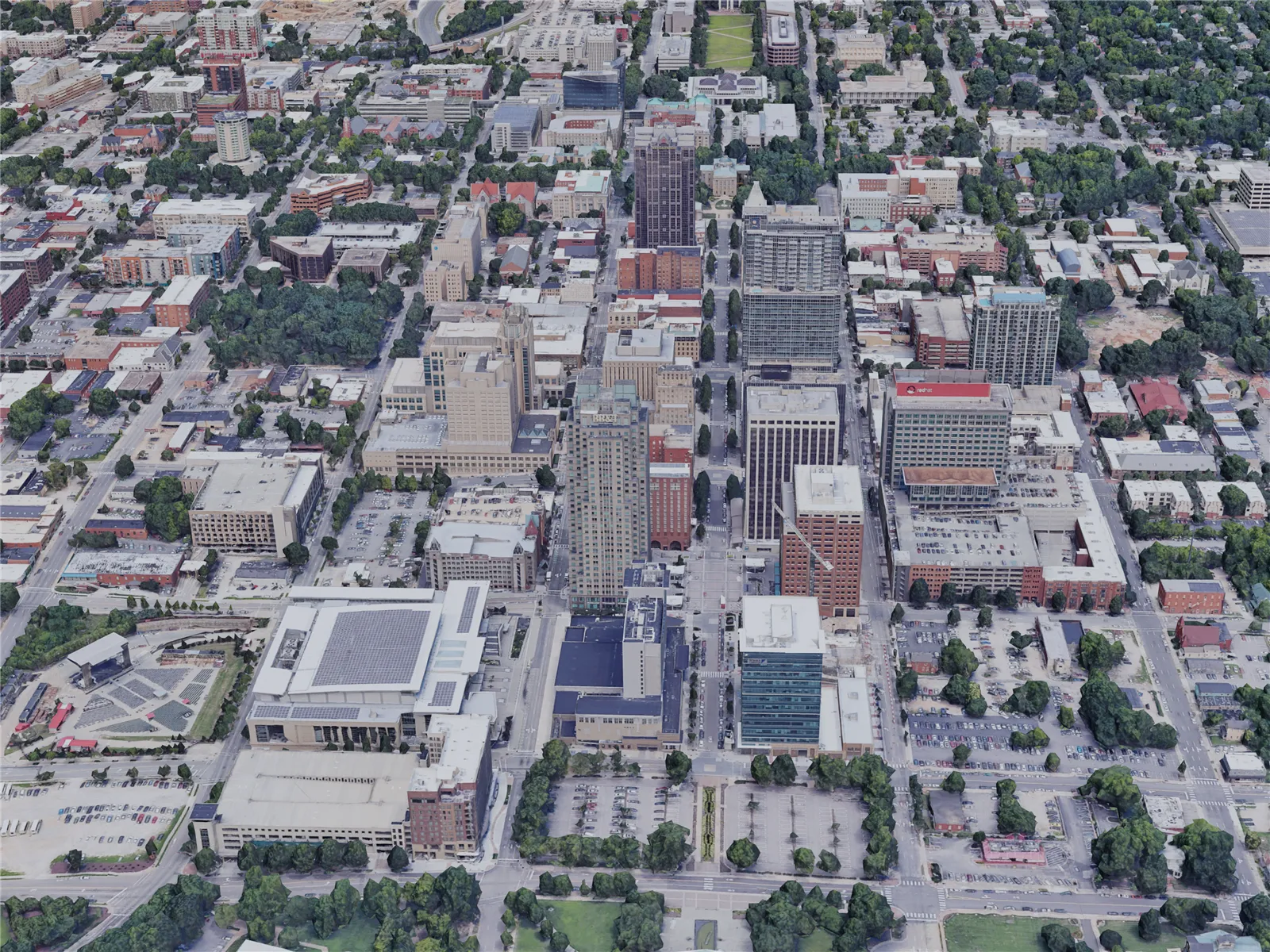 Raleigh City, NC, USA (2019) 3D Model main preview