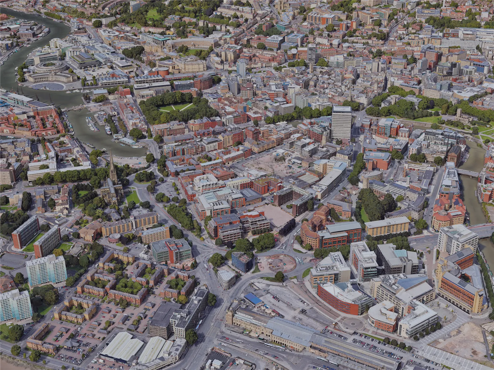 Bristol City, UK (2019) 3D Model main preview