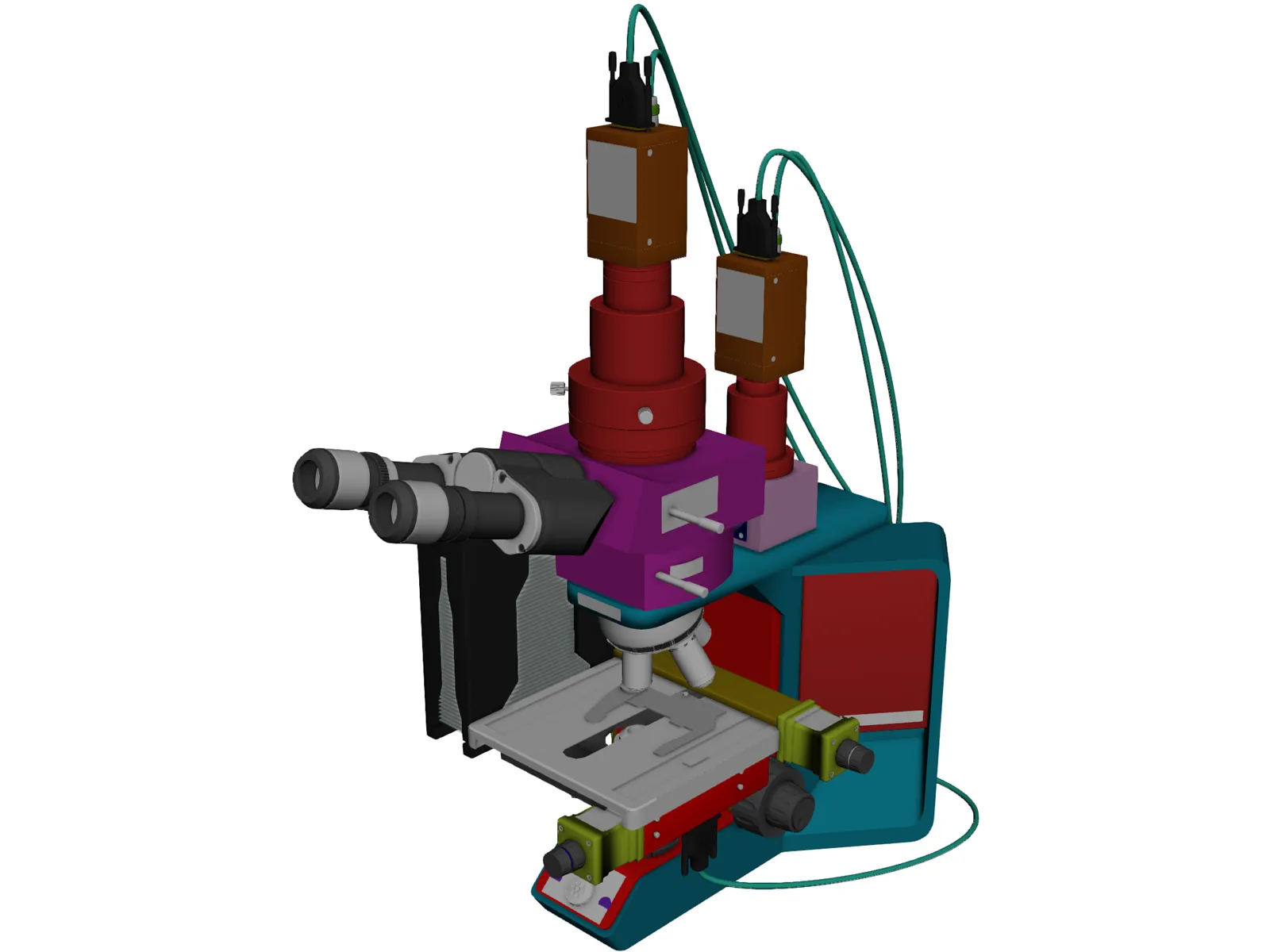 Olympus Microscope 3D Model main preview