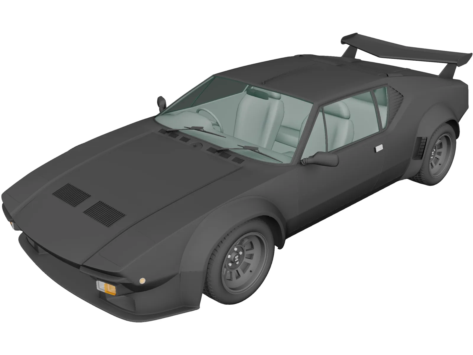 De Tomaso Pantera (1984) 3D Model main preview