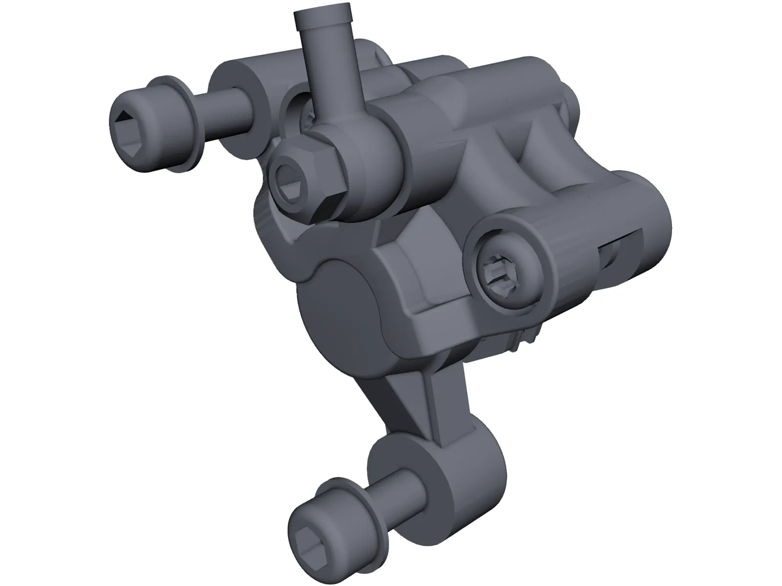 Formula Mountain Bike Brake Caliper 3D Model main preview