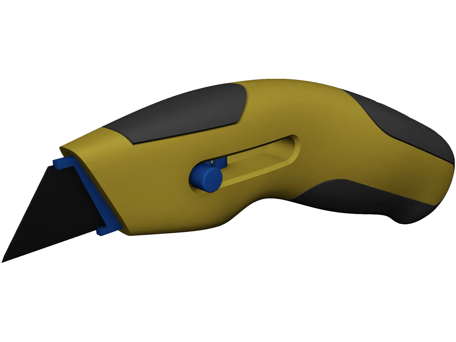 Utility Knife 3D Model main preview