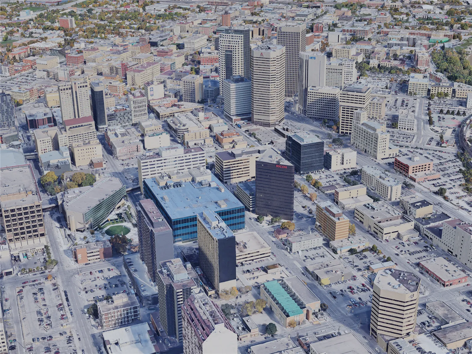 Winnipeg City, MB, Canada (2019) 3D Model main preview