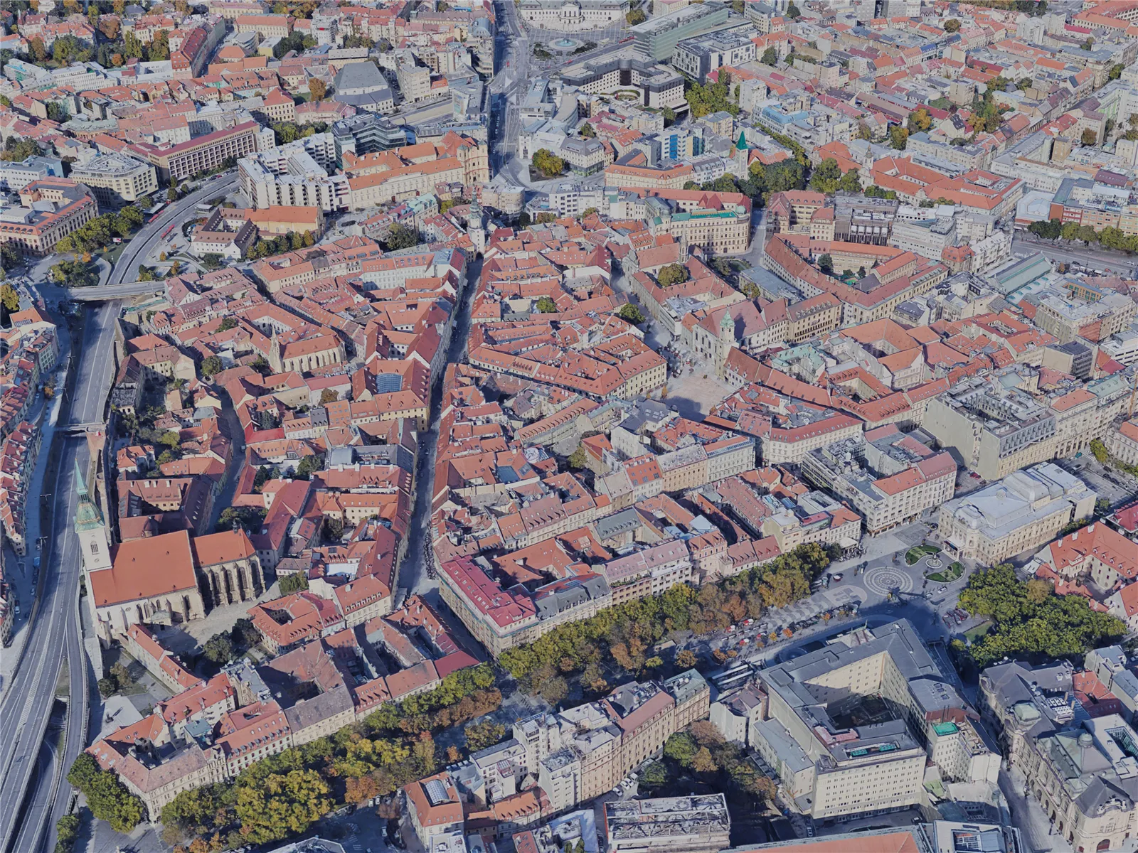 Bratislava City, Slovakia (2019) 3D Model main preview