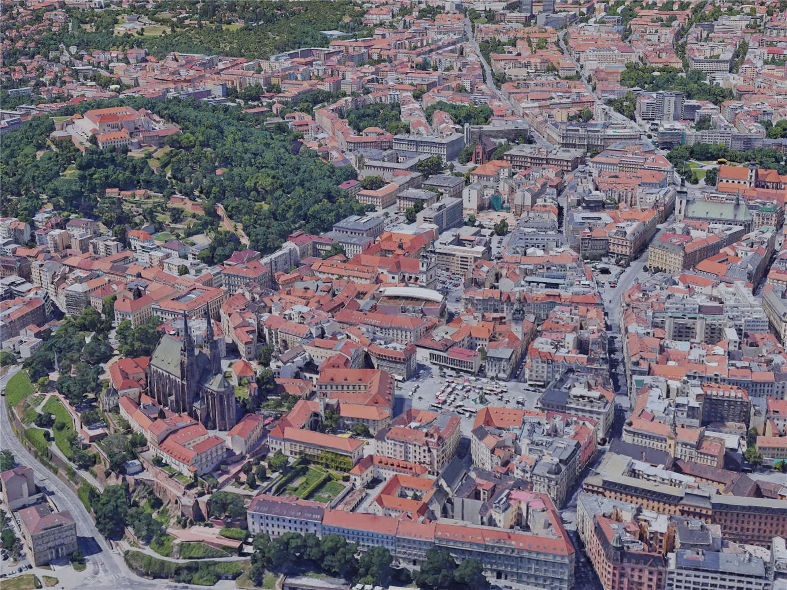 Brno City, Czechia (2019) 3D Model main preview