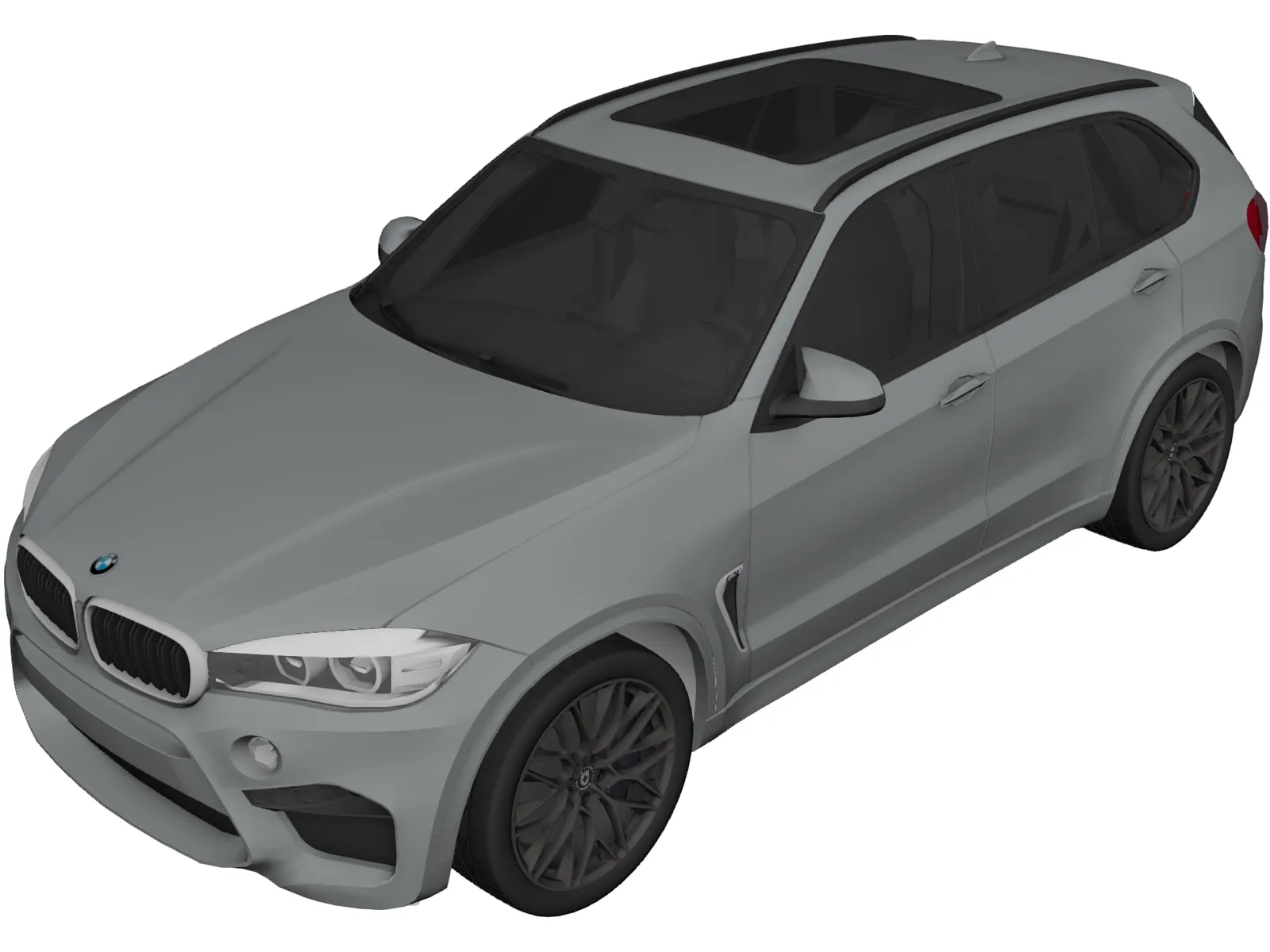 BMW X5M [F85] 3D Model main preview