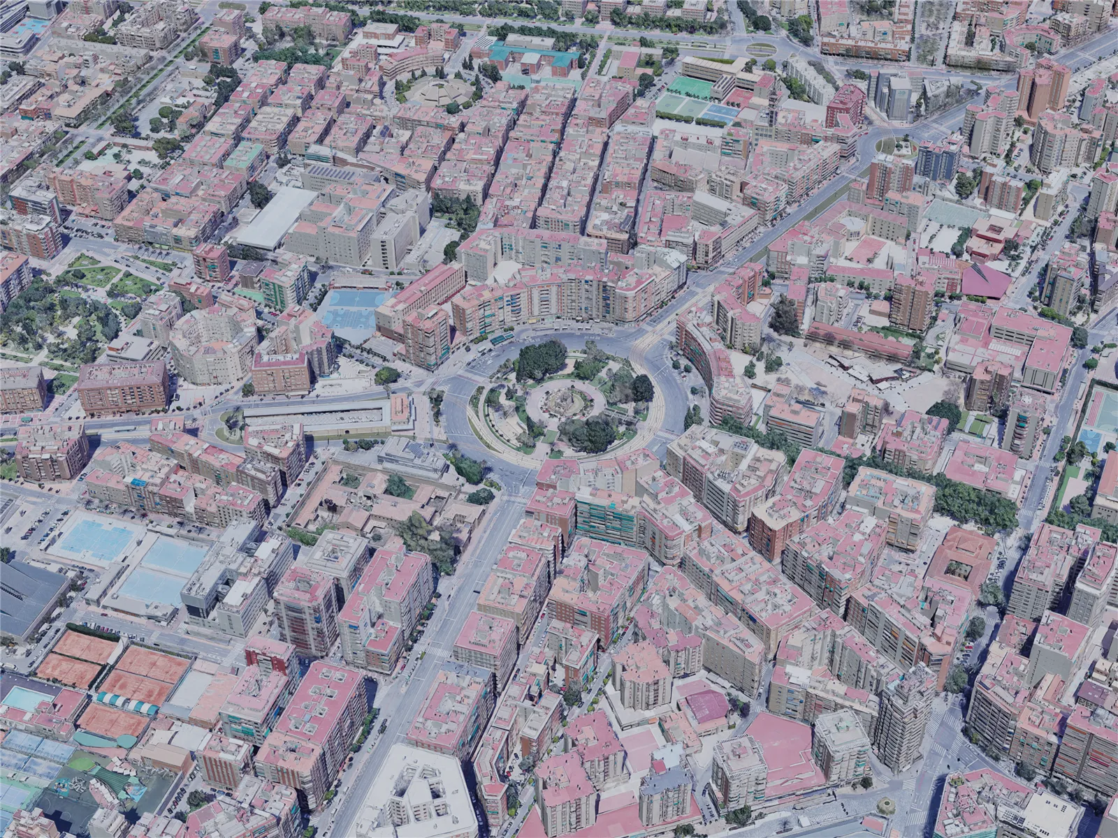 Murcia City, Spain (2019) 3D Model main preview