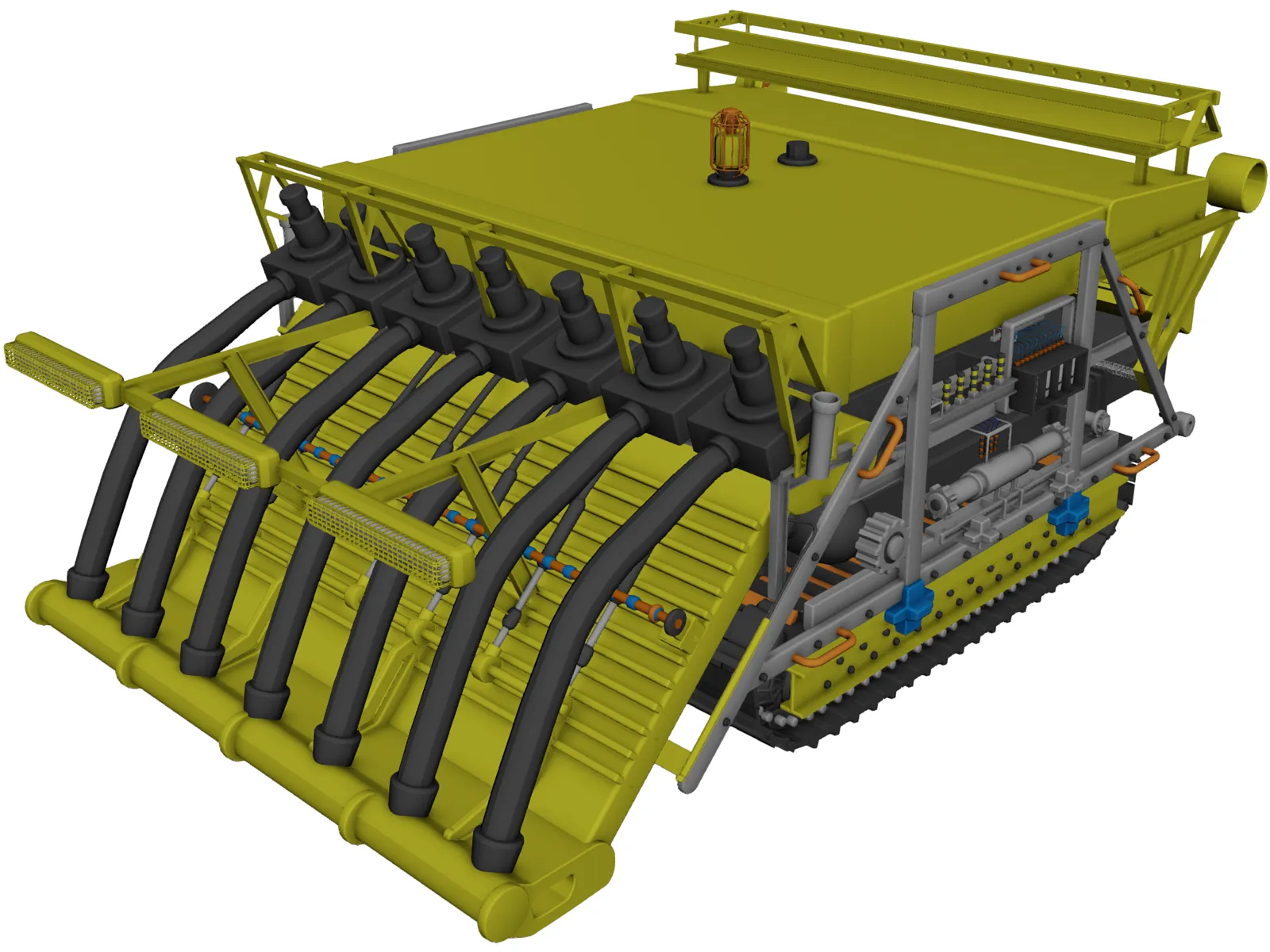 Underwater Rover 3D Model main preview