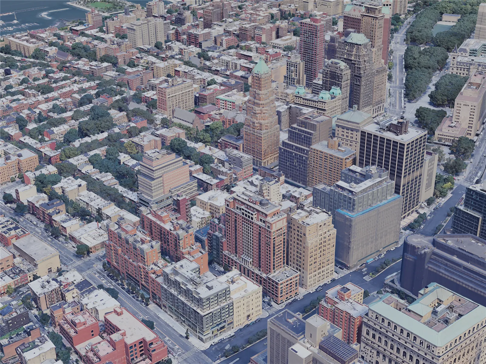 Brooklyn Heights, NY, USA (2019) 3D Model main preview