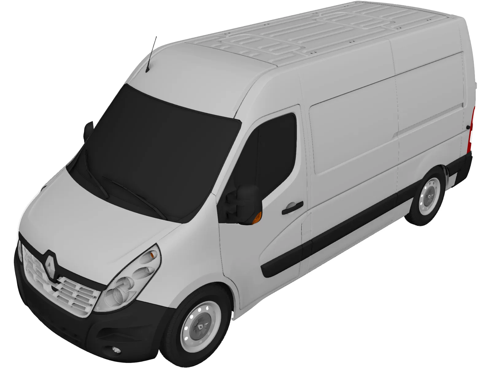 Renault Master (2017) 3D Model main preview