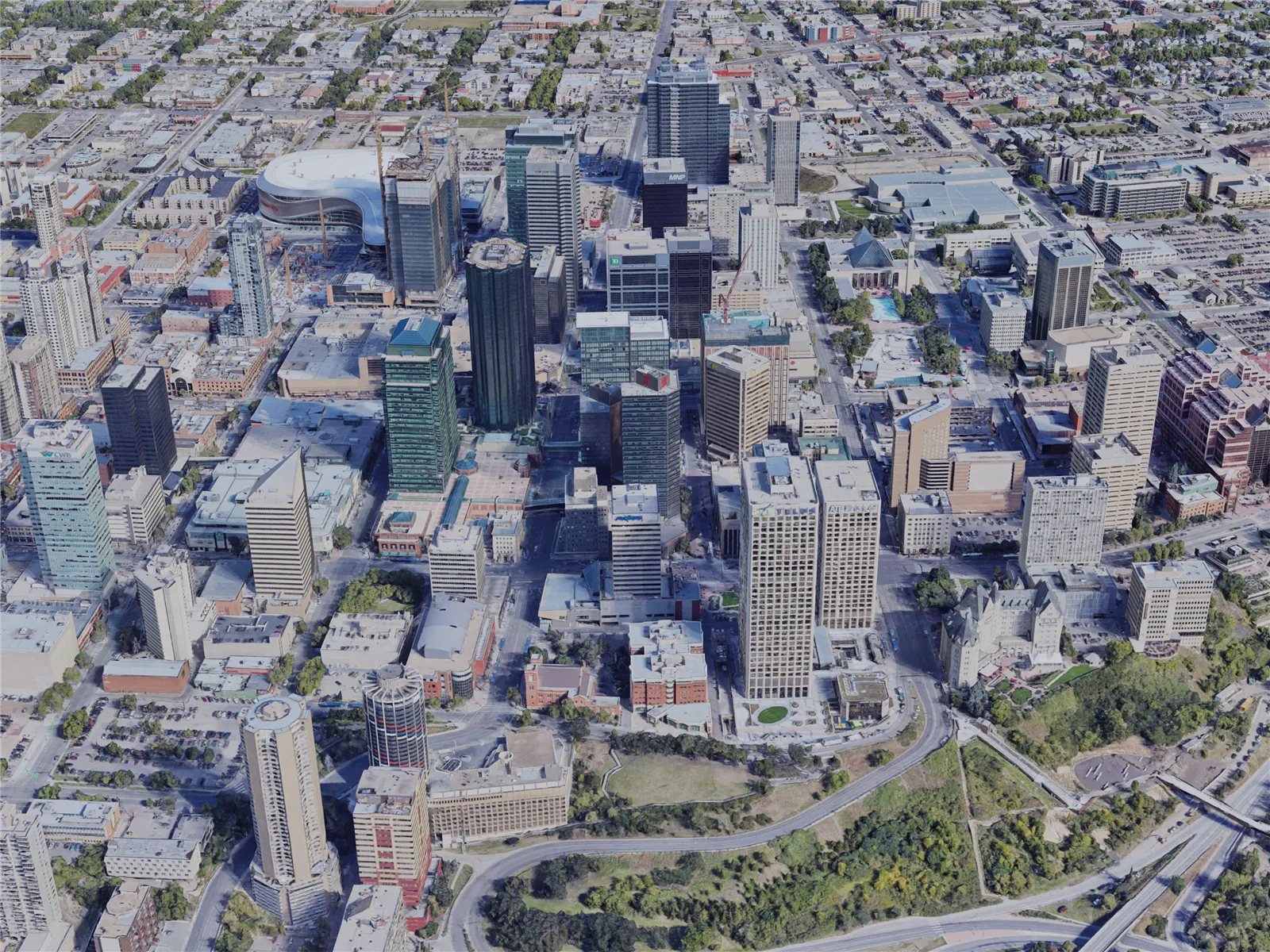 Edmonton City, AB, Canada (2019) 3D Model main preview