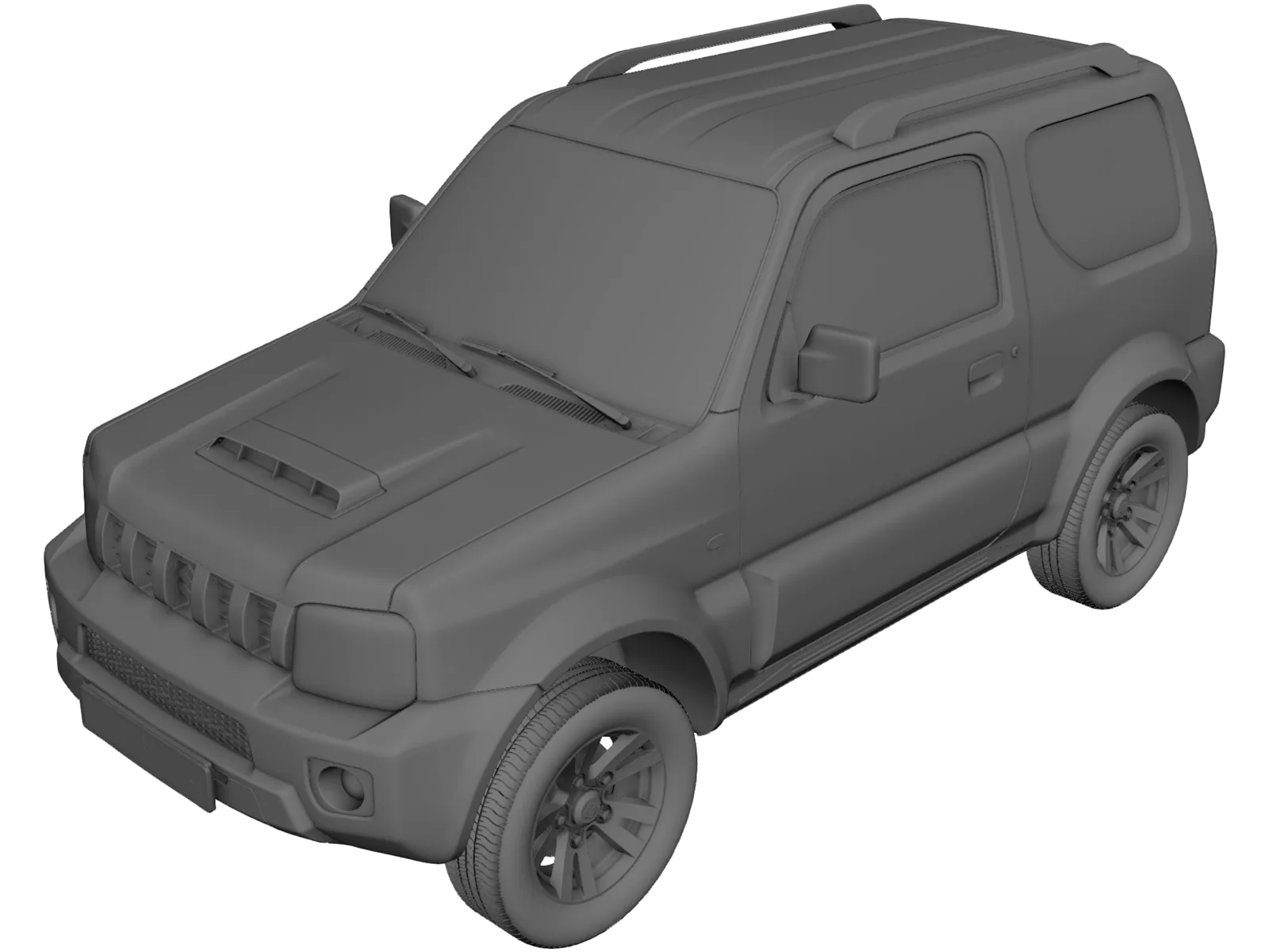 Suzuki Jimny (2013) 3D Model main preview