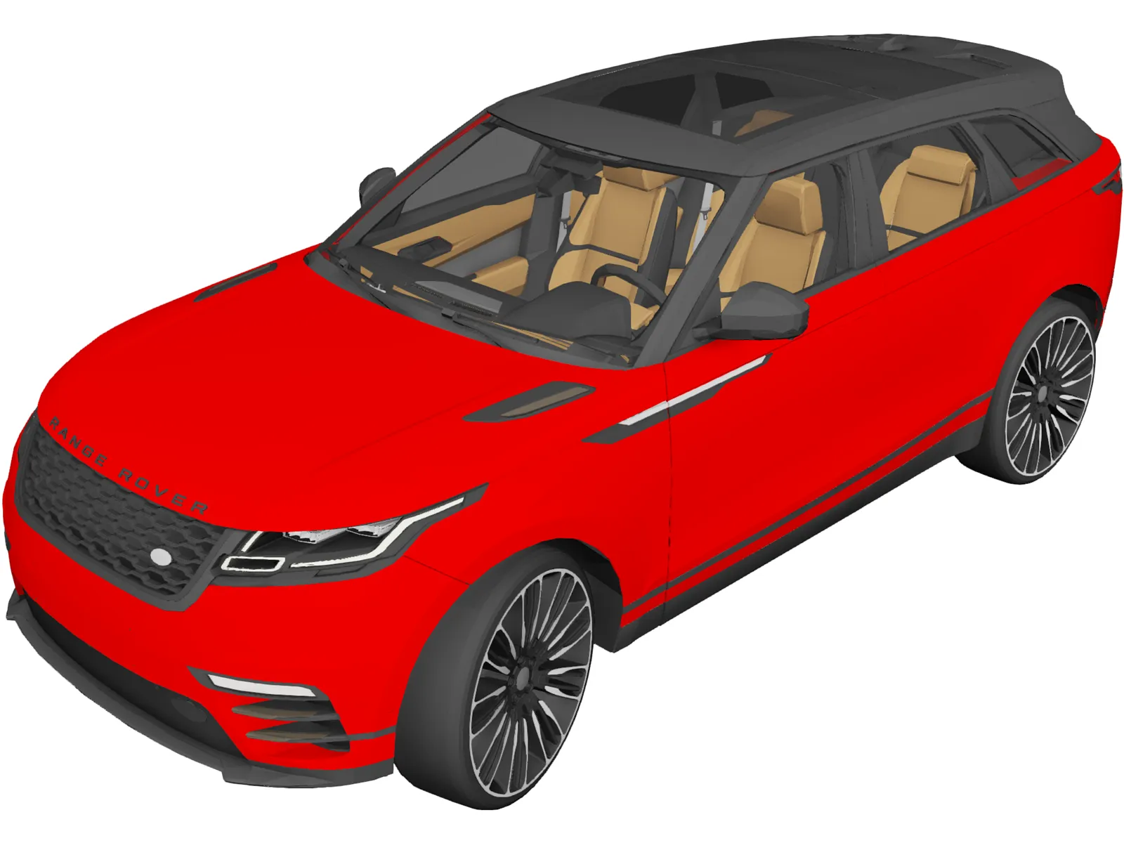 Range Rover Velar HSE Dynamic 3D Model main preview