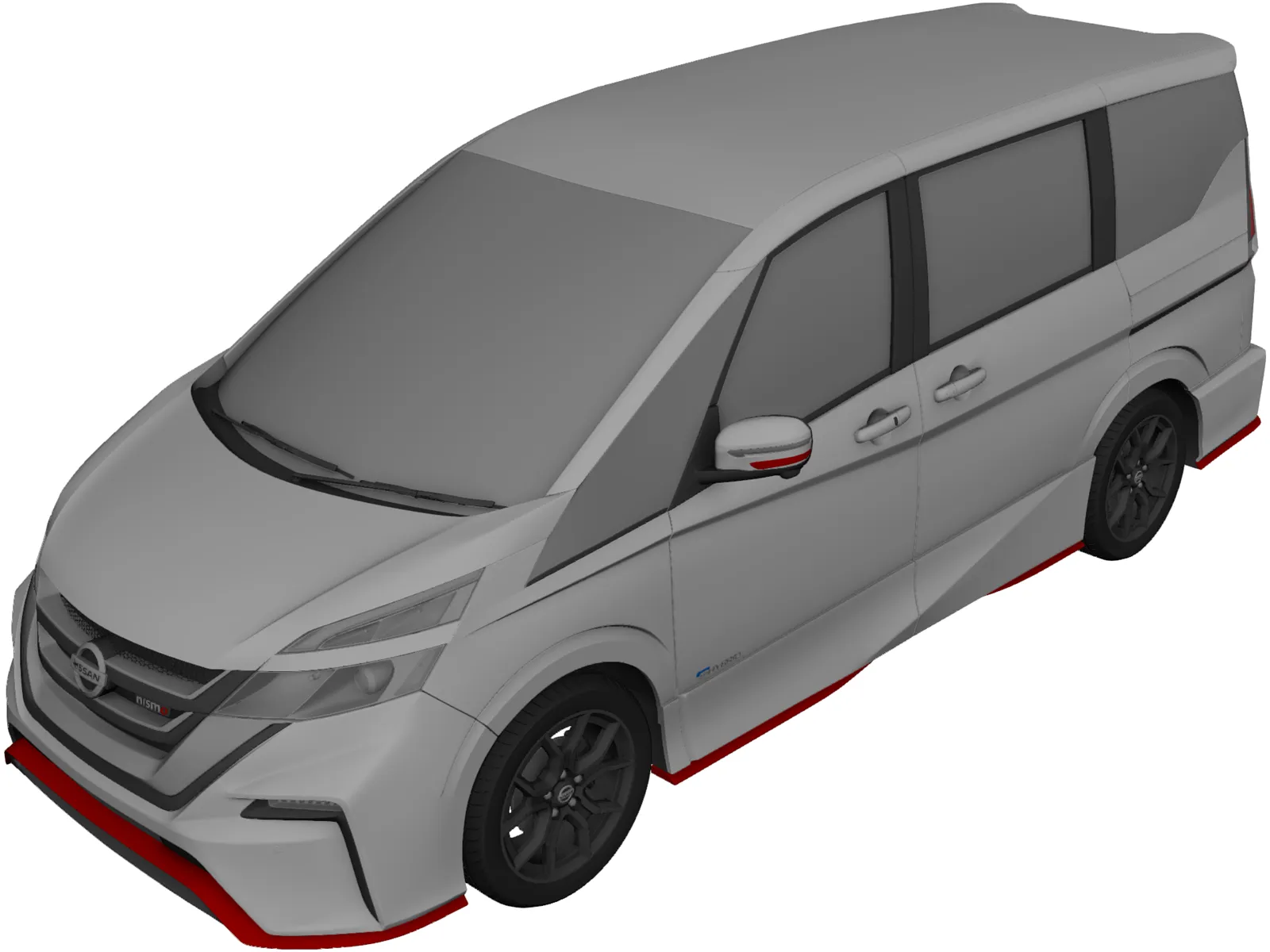 Nissan Serena Nismo (2016) 3D Model main preview