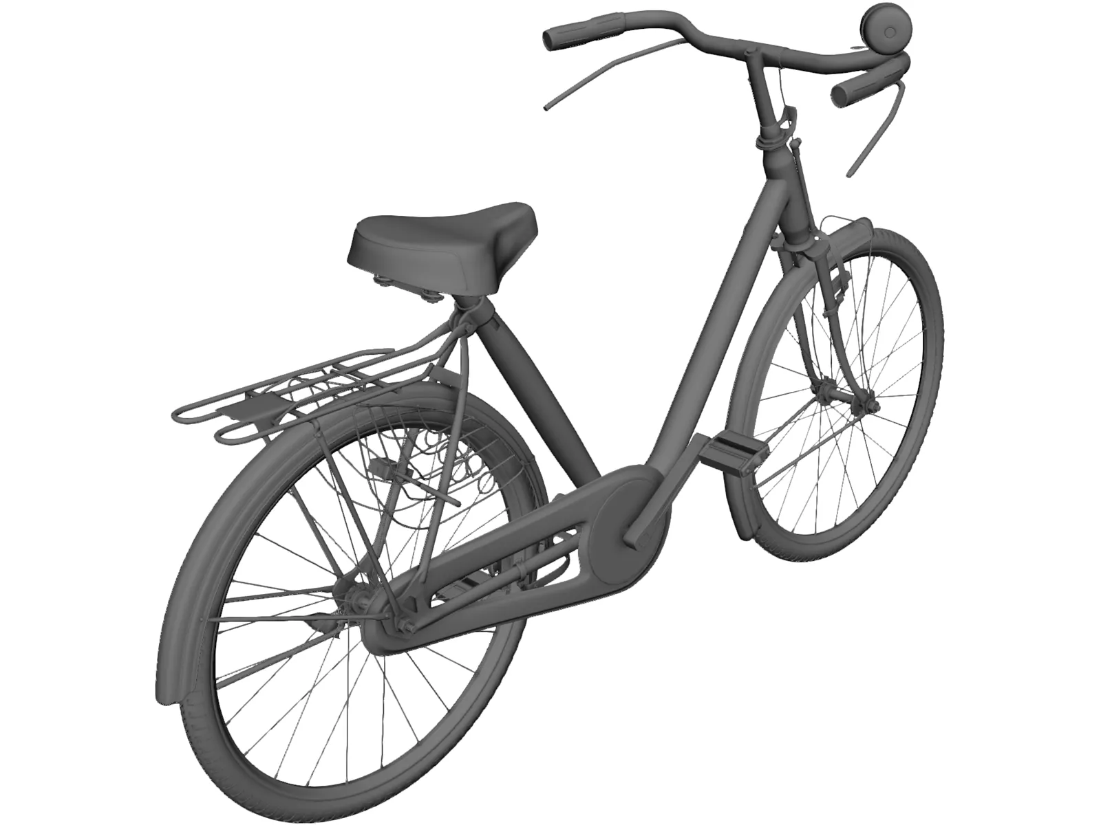 Bicycle 3D Model main preview