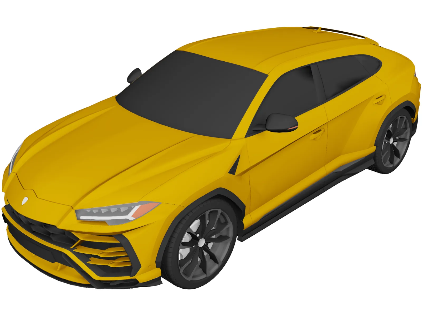 Lamborghini Urus (2019) 3D Model main preview