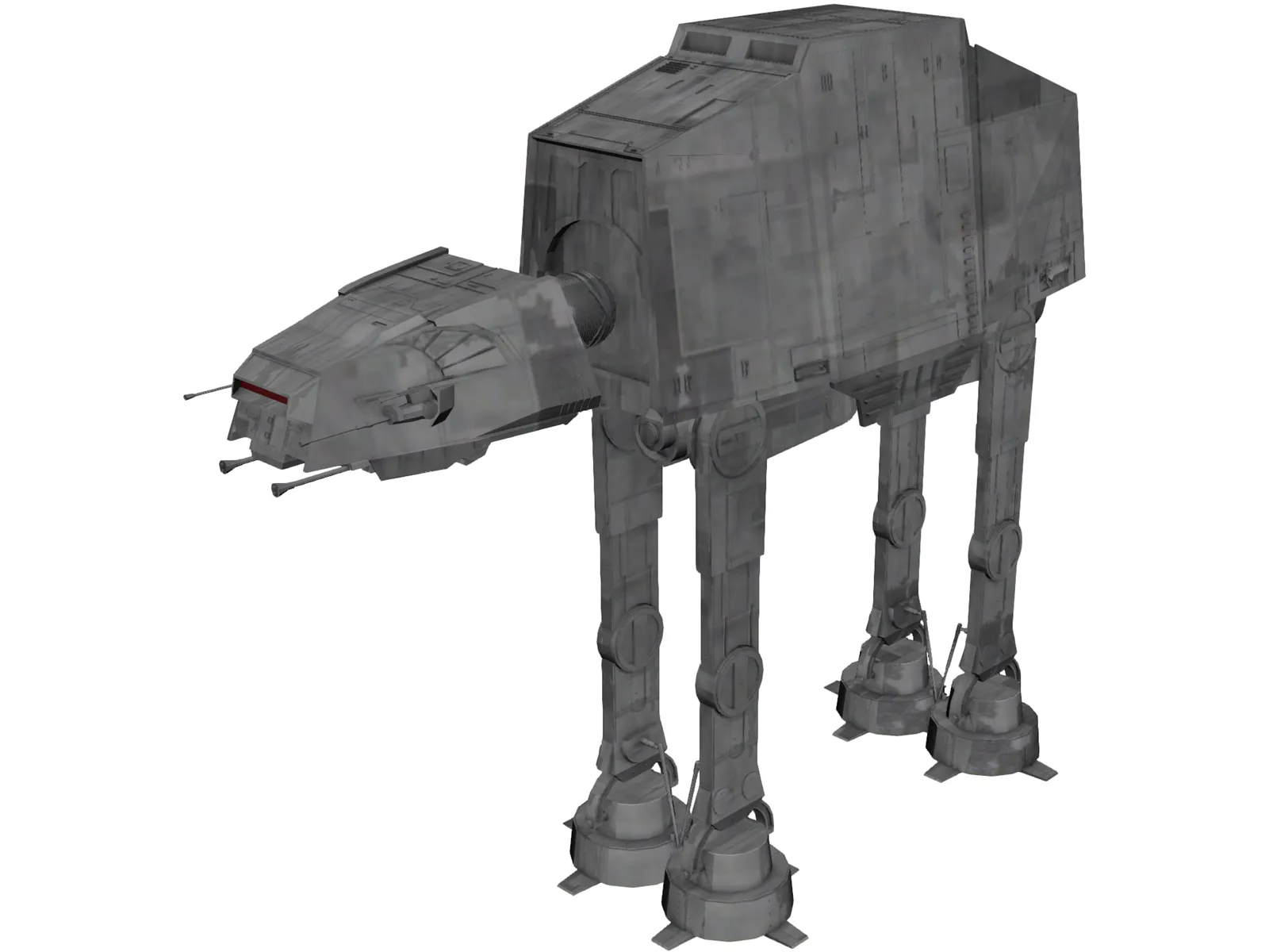 Star Wars ATAT 3D Model main preview