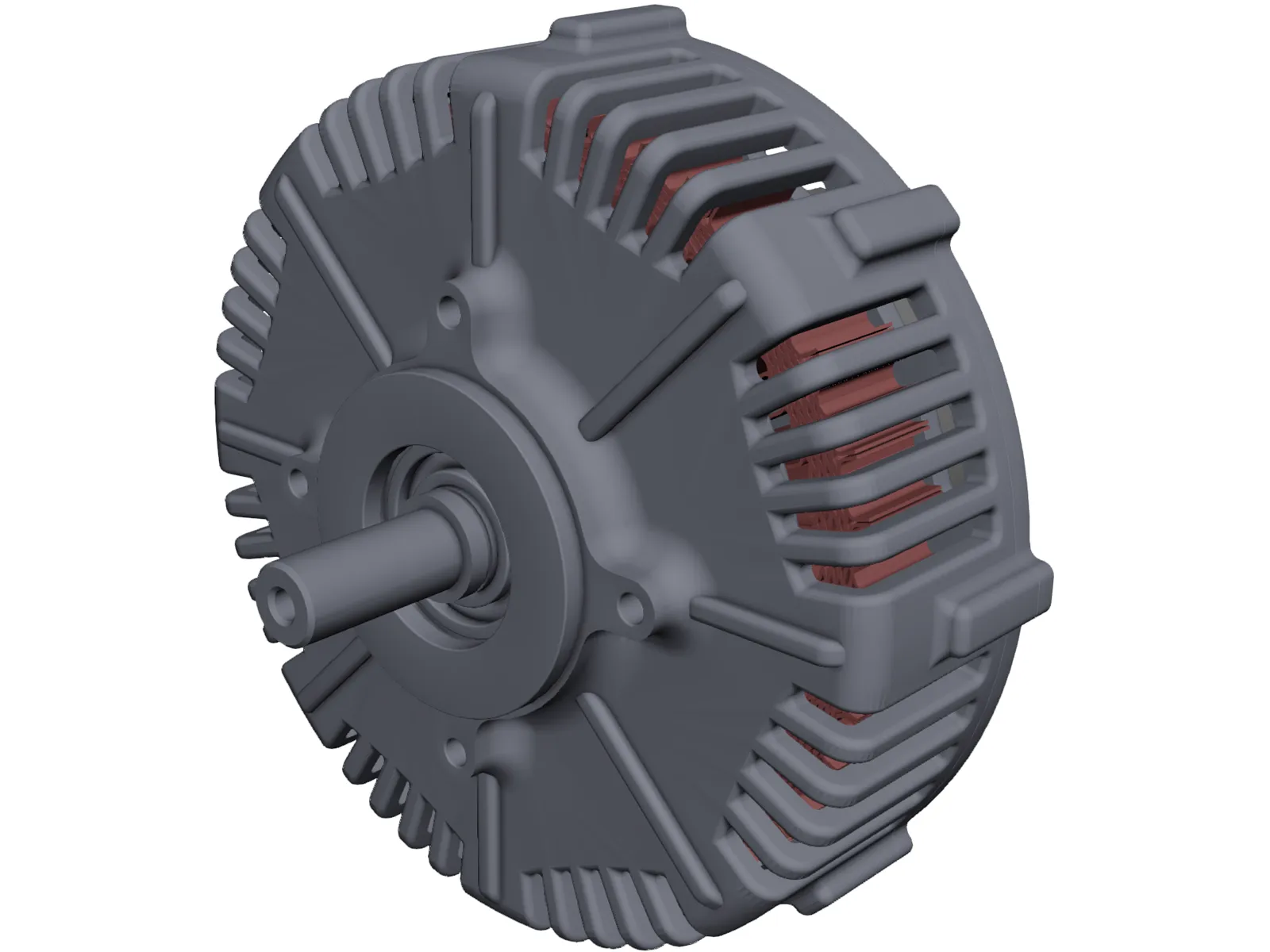 PMG132 Electric Motor 3D Model main preview