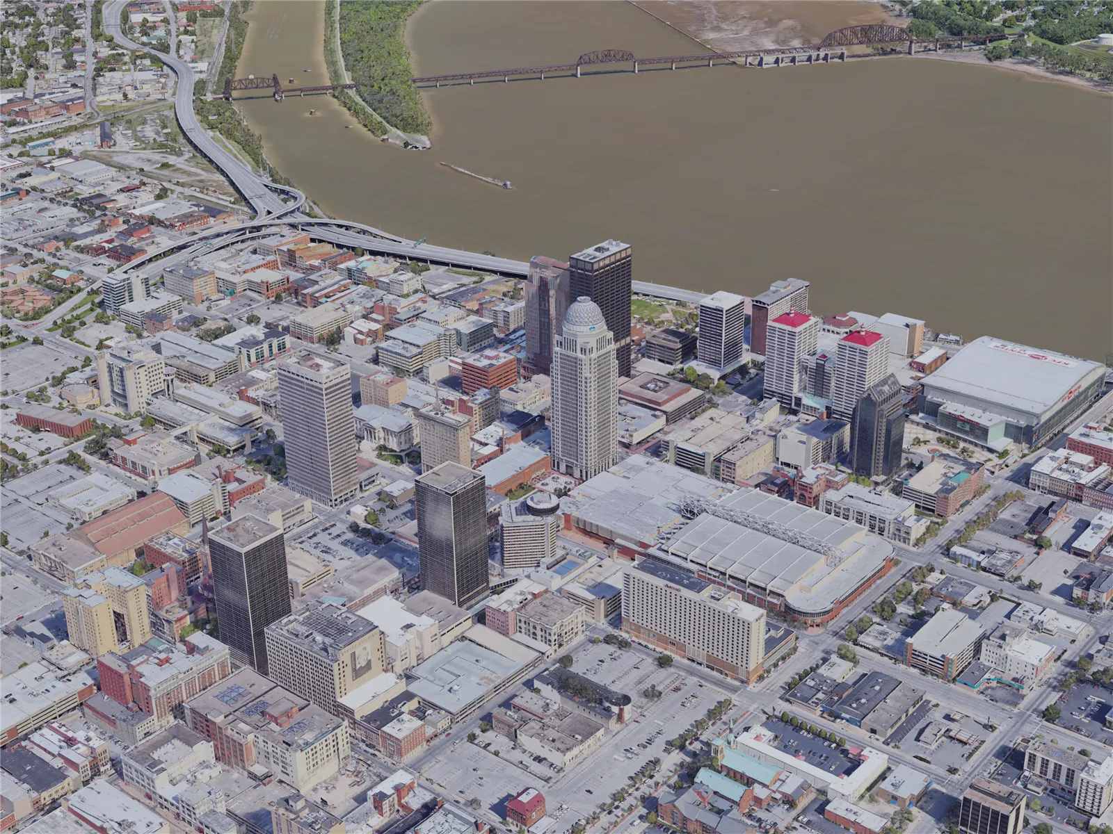 Louisville City, KY, USA (2019) 3D Model main preview