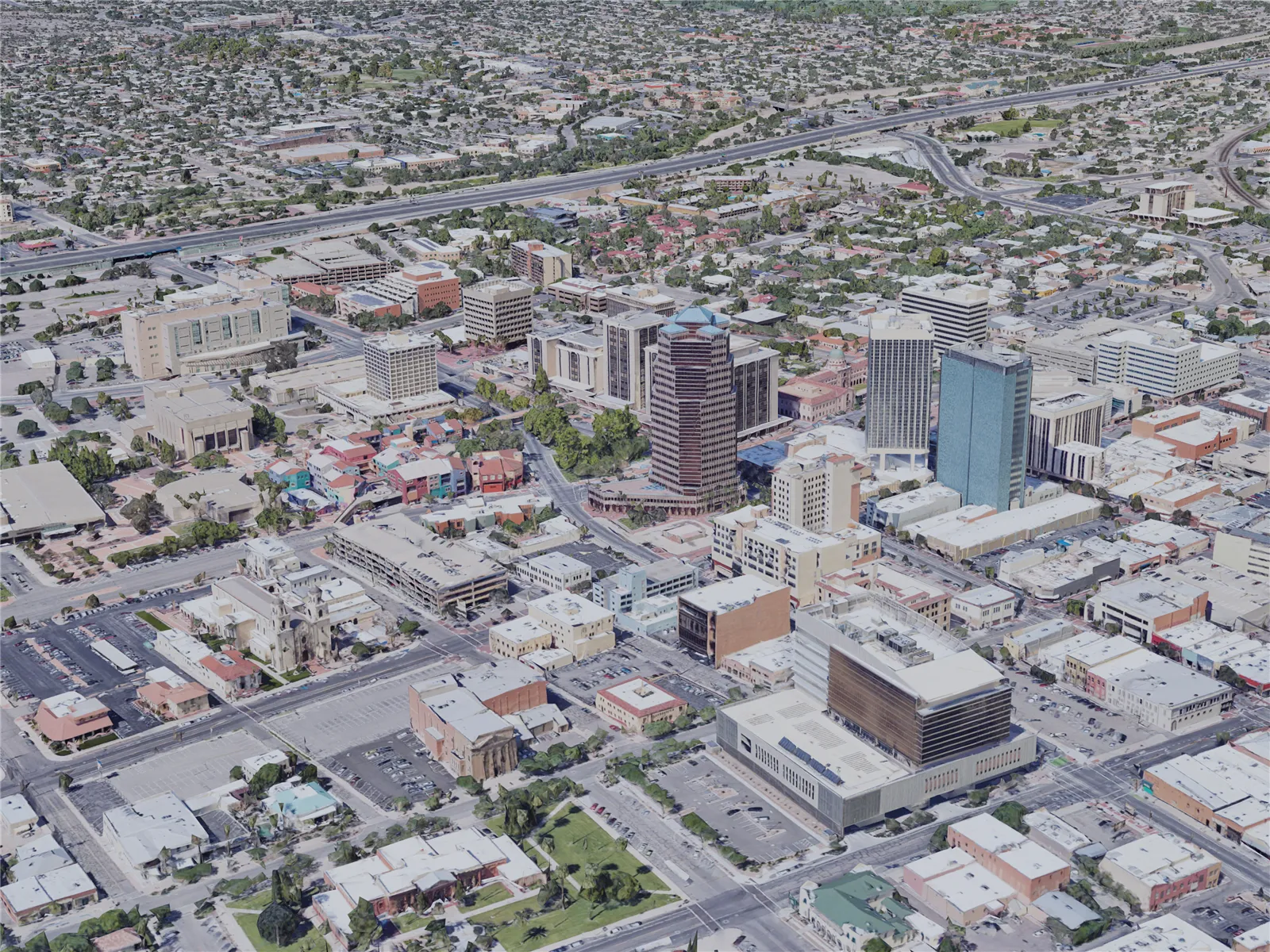 Tucson City, AZ, USA (2019) 3D Model main preview