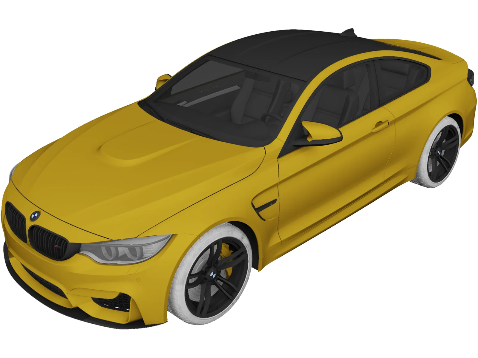 BMW M4 3D Model main preview