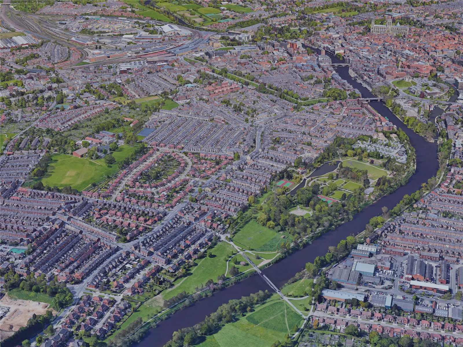 York City, UK (2020) 3D Model main preview