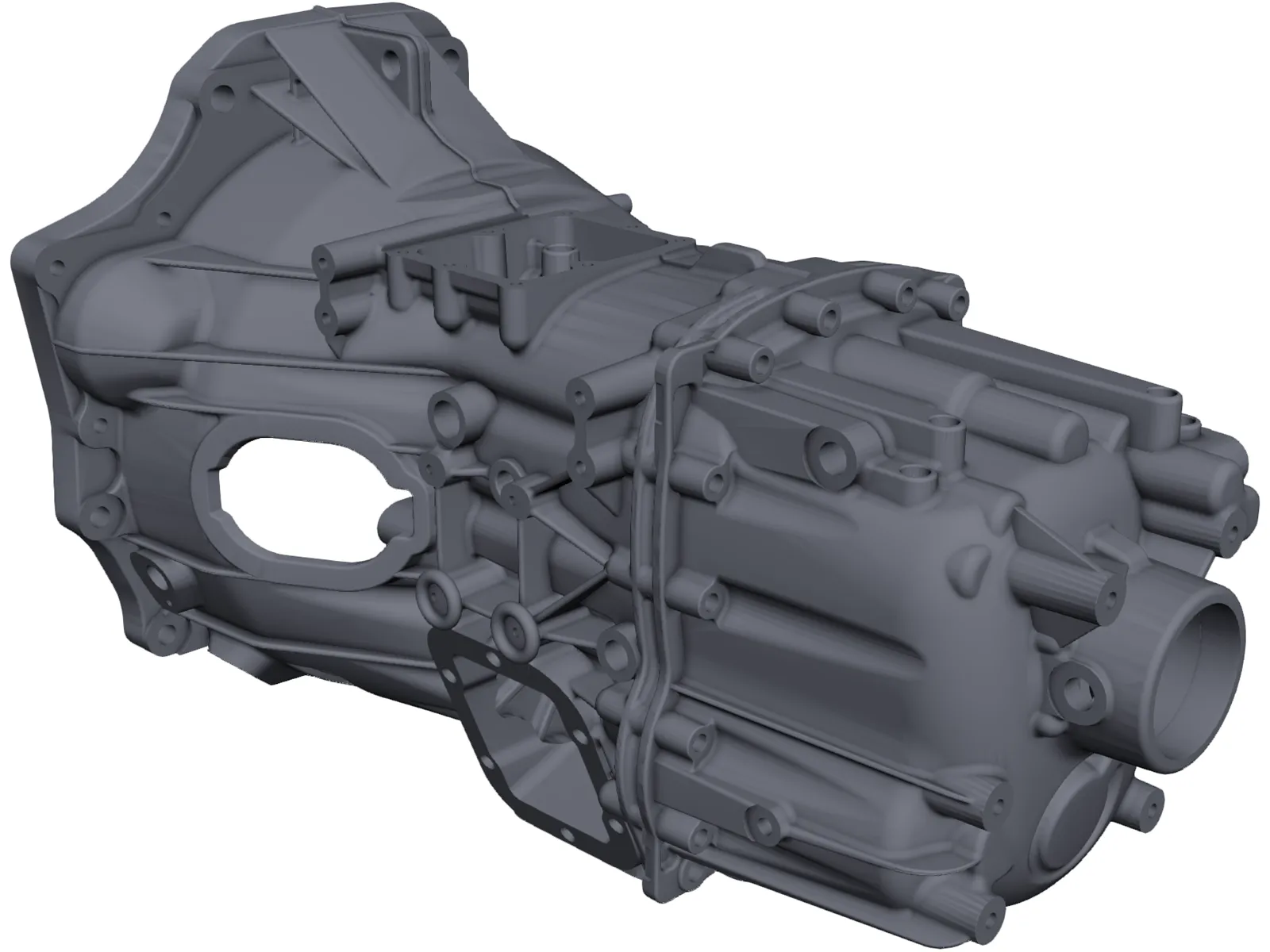 ZF Truck Transmission 3D Model main preview