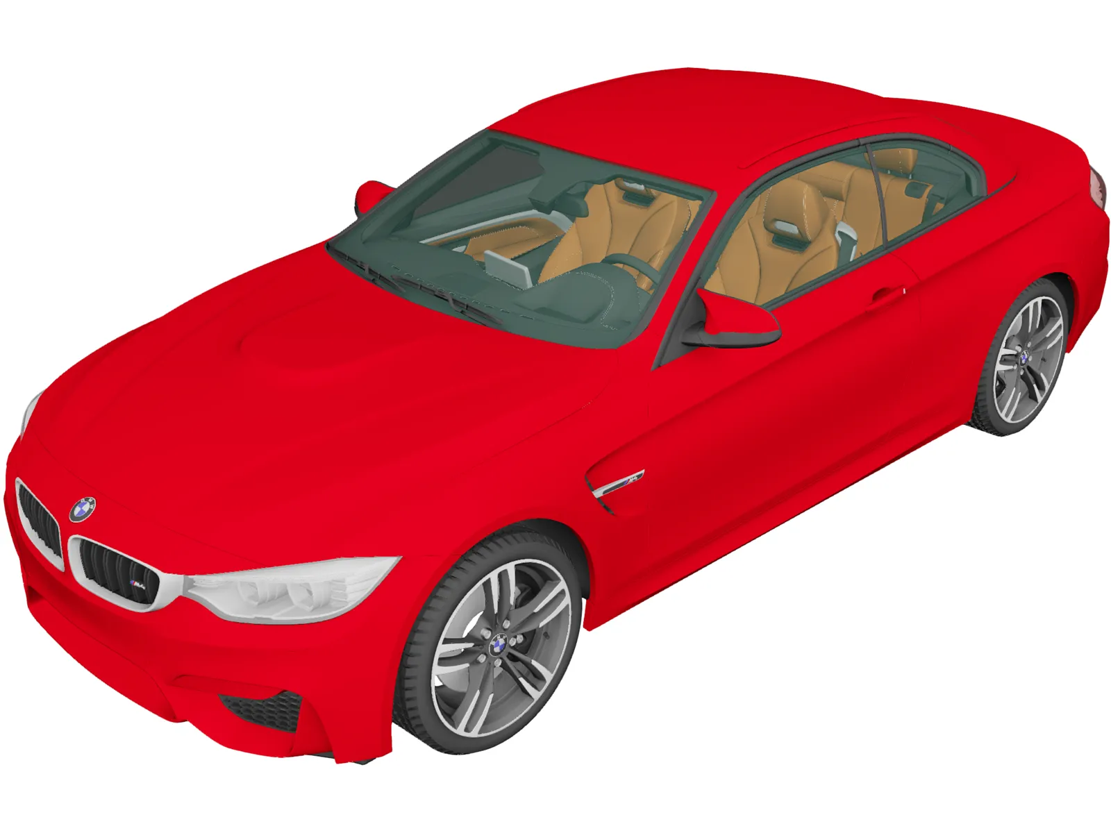 BMW M4 Convertible [F83] (2014) 3D Model main preview