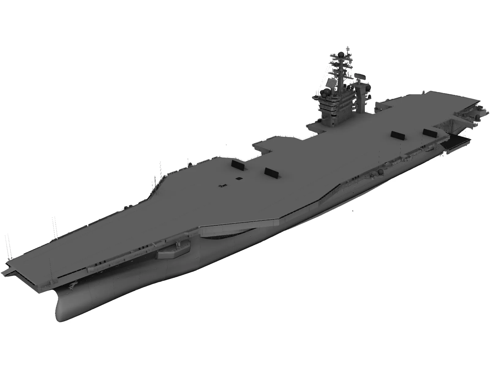 USS John C. Stennis 3D Model main preview