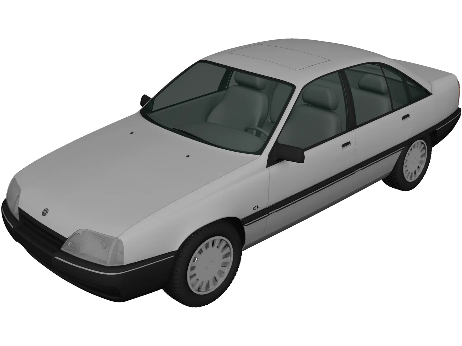 Opel Omega (1987) 3D Model main preview