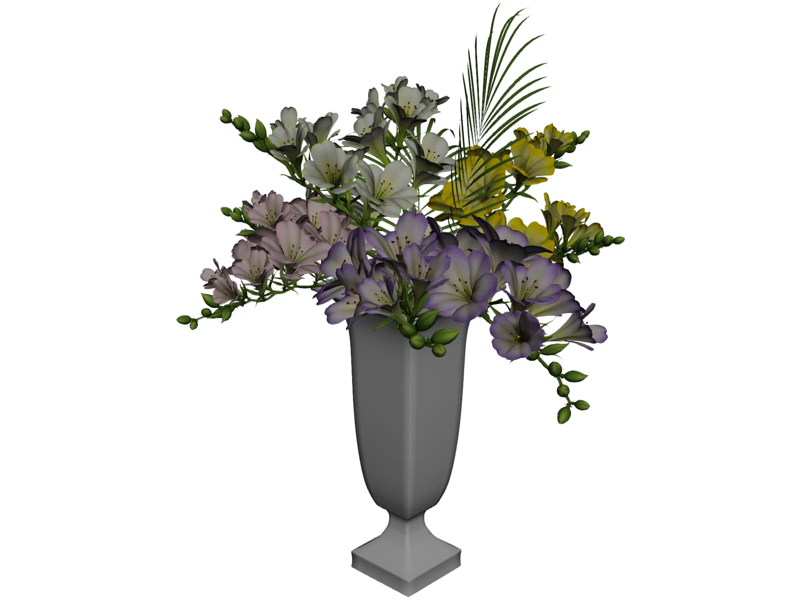 Freesia Flowers 3D Model main preview