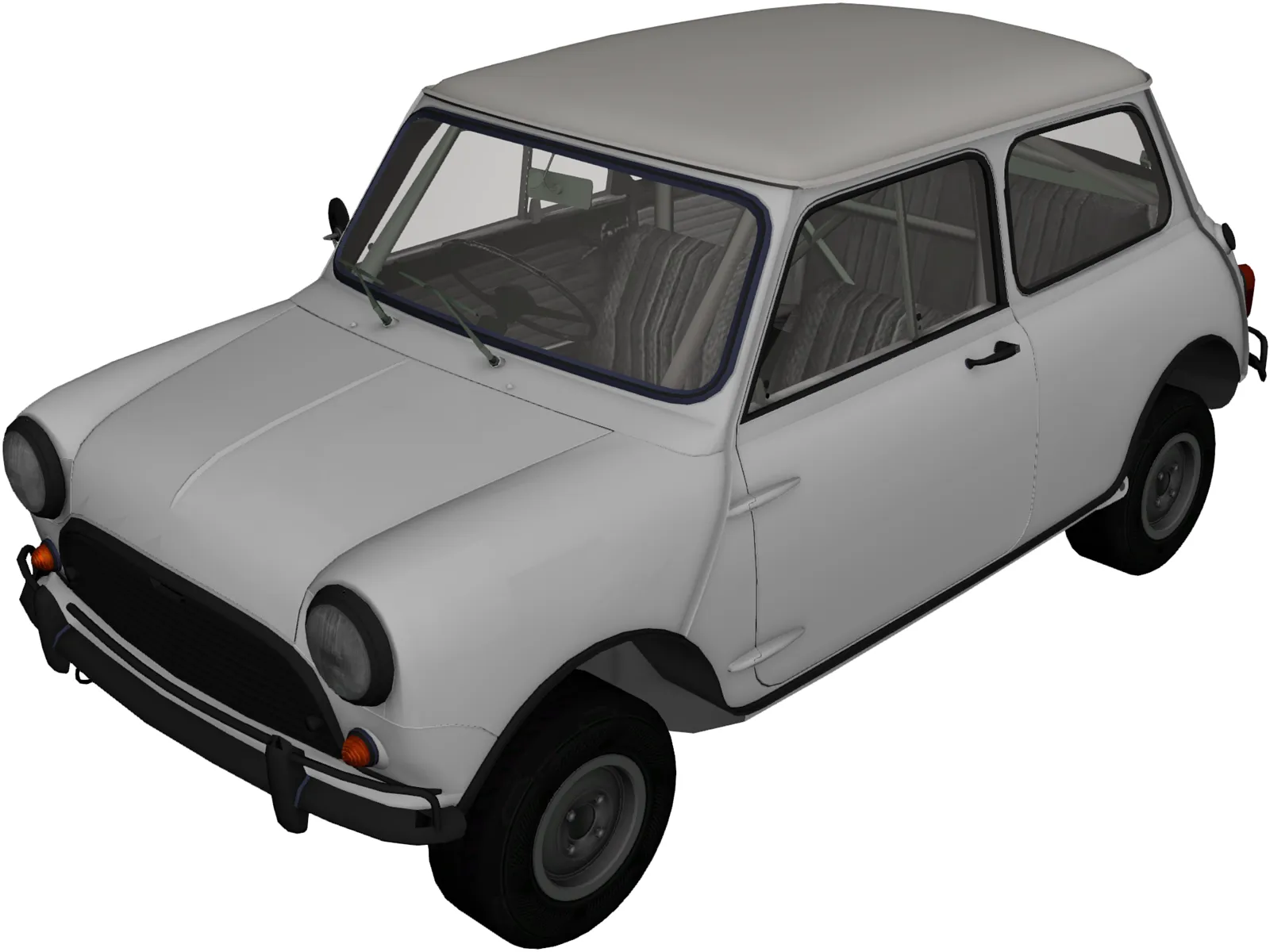 Austin Mini Cooper S (1965) 3D Model main preview