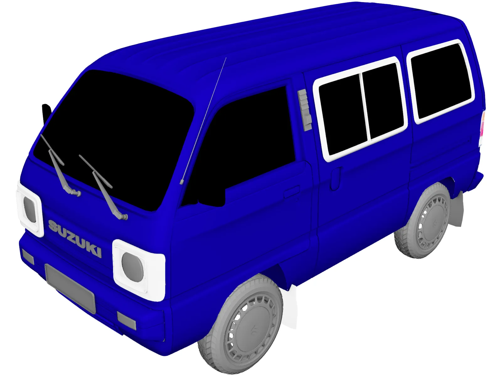 Suzuki Super Carry 3D Model main preview