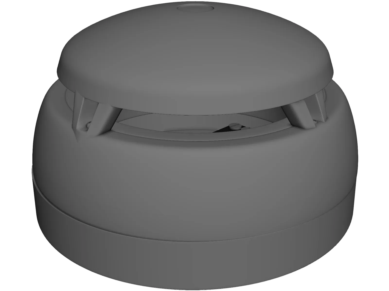 Smoke Detector 3D Model main preview